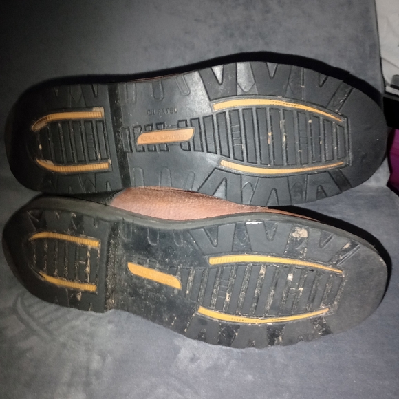 Brown & Black Leather Boots - Picture 6 of 7